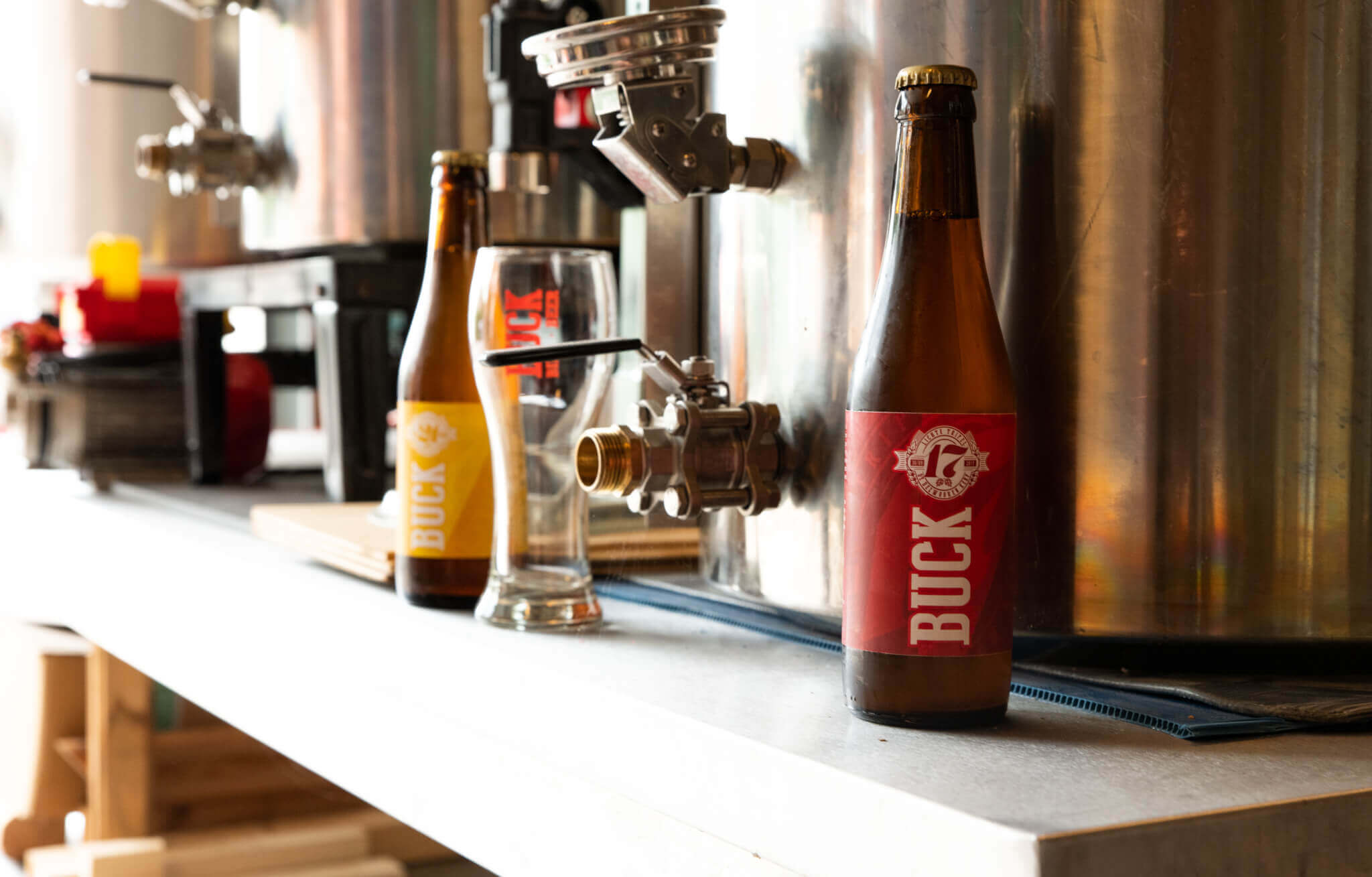 BUCK beer from De Bezwooren Kerf brewery