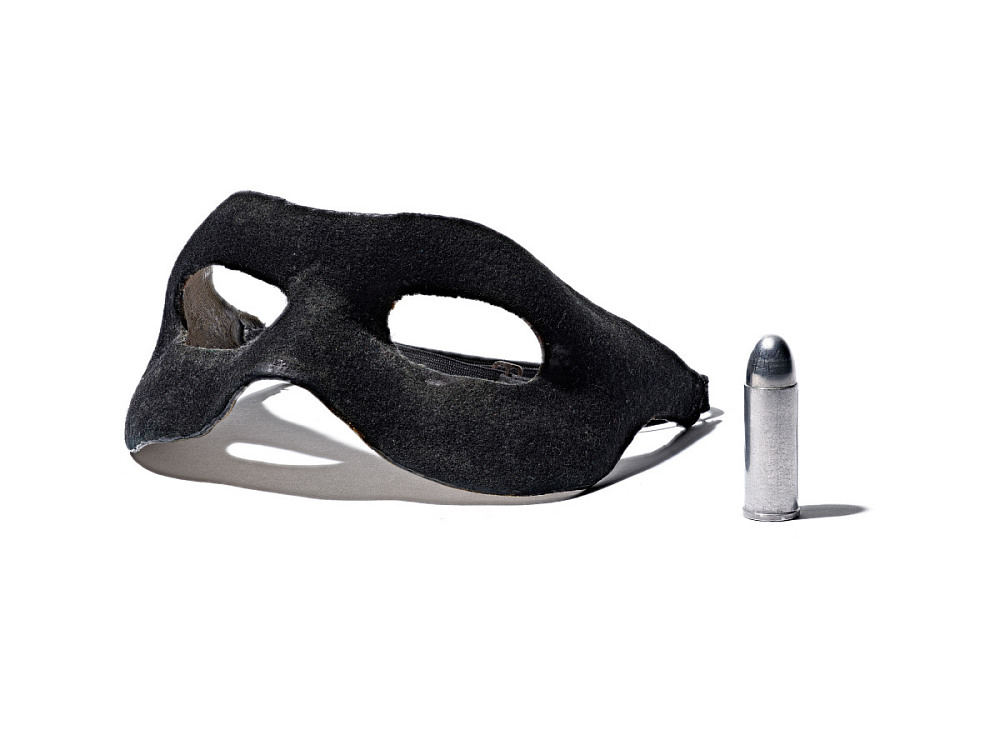 lone ranger mask and bullet