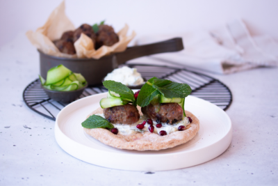 Lamb Koftas With Tzatziki Recipe