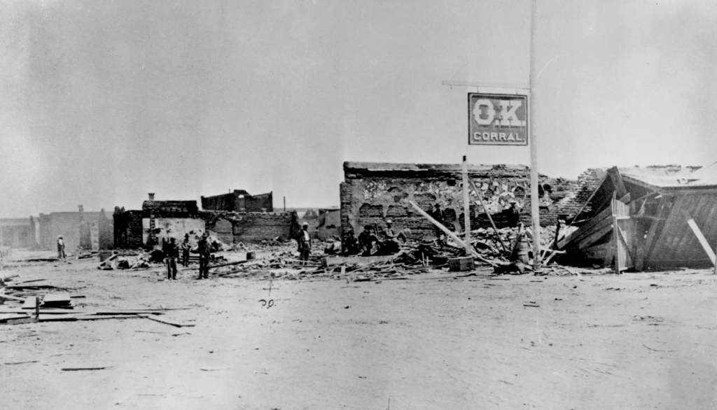 O.K. Corral fire 1882